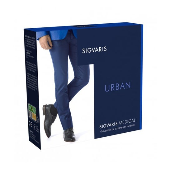Sigvaris Urban New Socks 2 Hombres Negro Talla LN 1ud