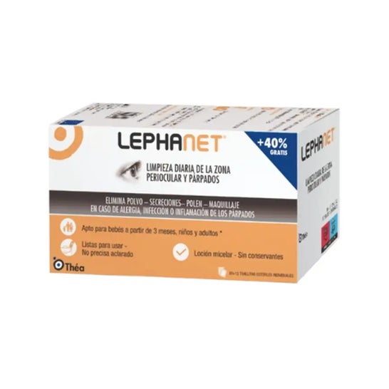 Lephanet Toallitas Estériles Impregnadas 30+12uds