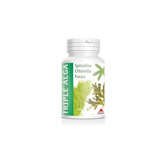 Triple Alga Chlorella Espirulina Fucus 120 Cap Intersa