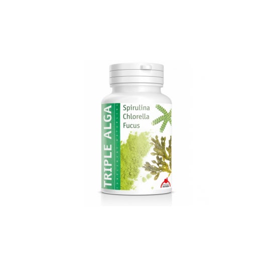 Triple Alga Chlorella Espirulina Fucus 120 Cap Intersa