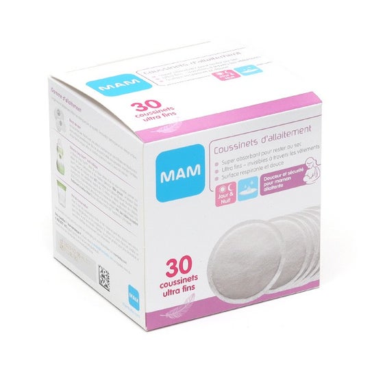 Almohadillas de lactancia Mam White lot of 30