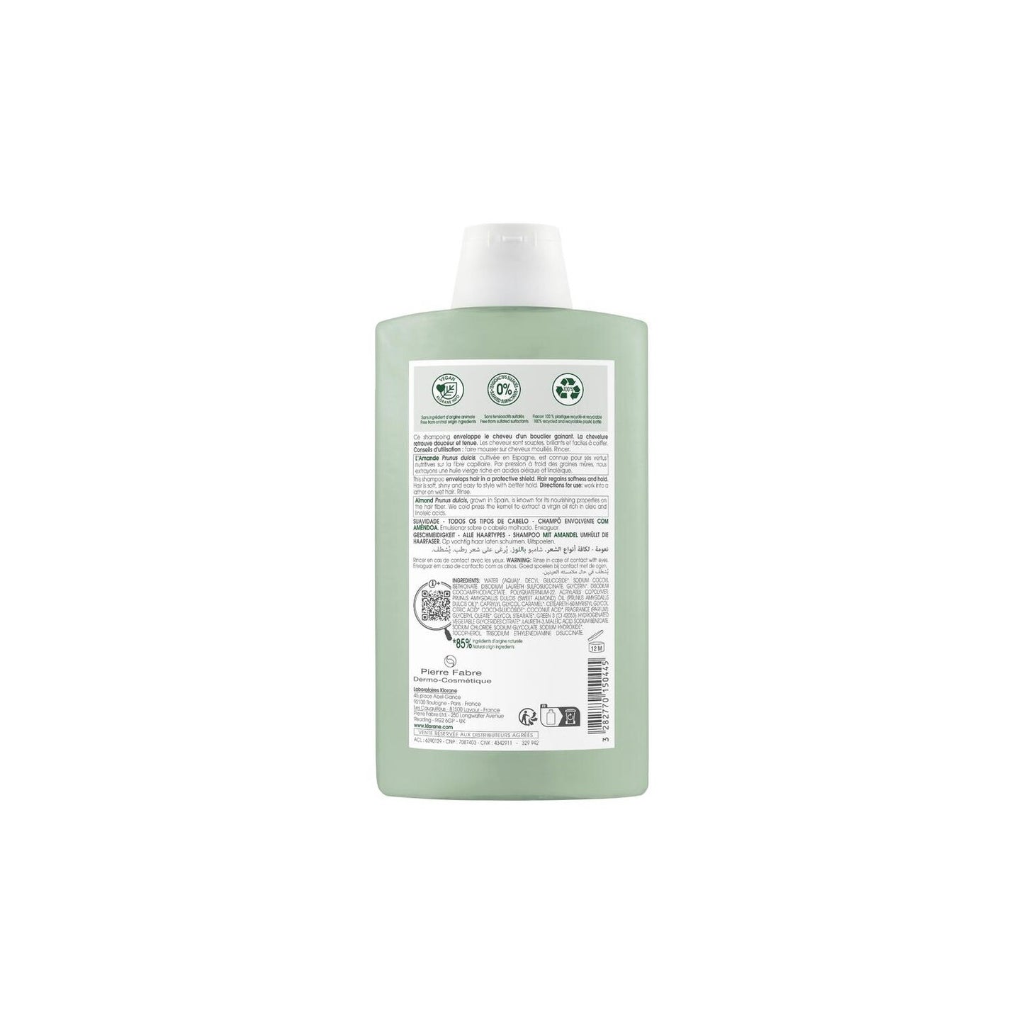 Klorane Champú Envolvente a la Almendra 400ml