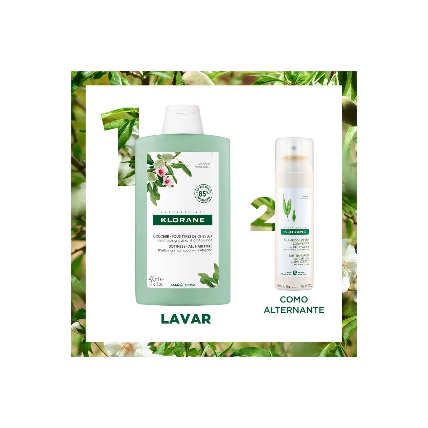 Klorane Champú Envolvente a la Almendra 400ml