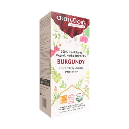 Cultivator's Borgoña Tinte Orgánico 100g