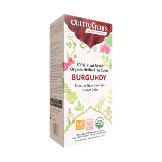 Cultivator's Borgoña Tinte Orgánico 100g