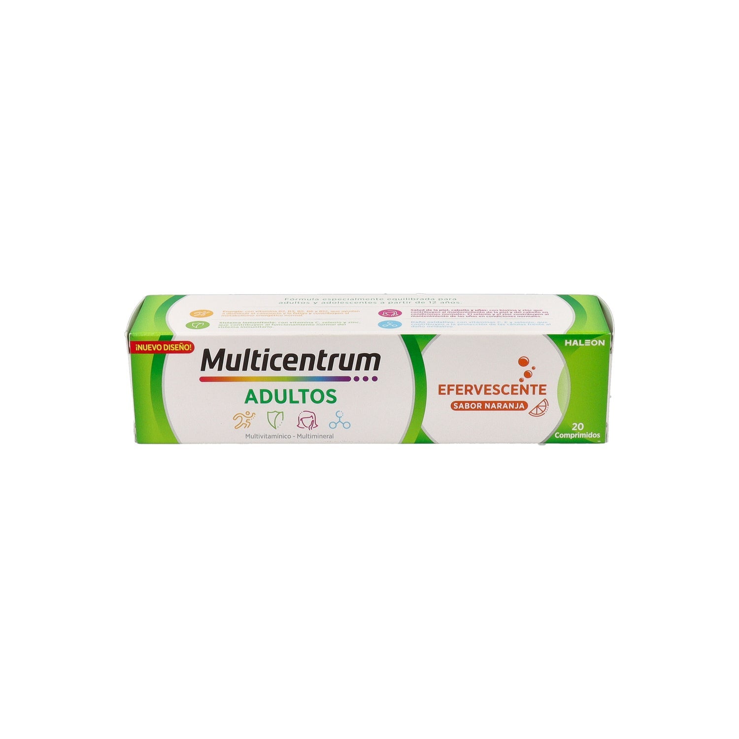 Multicentrum Efervescente Sabor Naranja 20comp