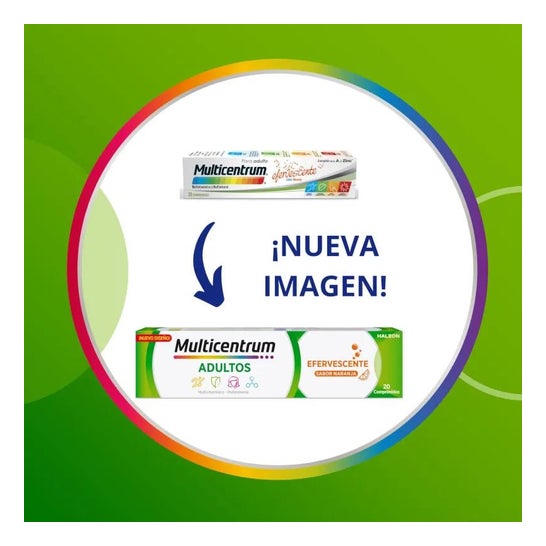 Multicentrum Efervescente Sabor Naranja 20comp
