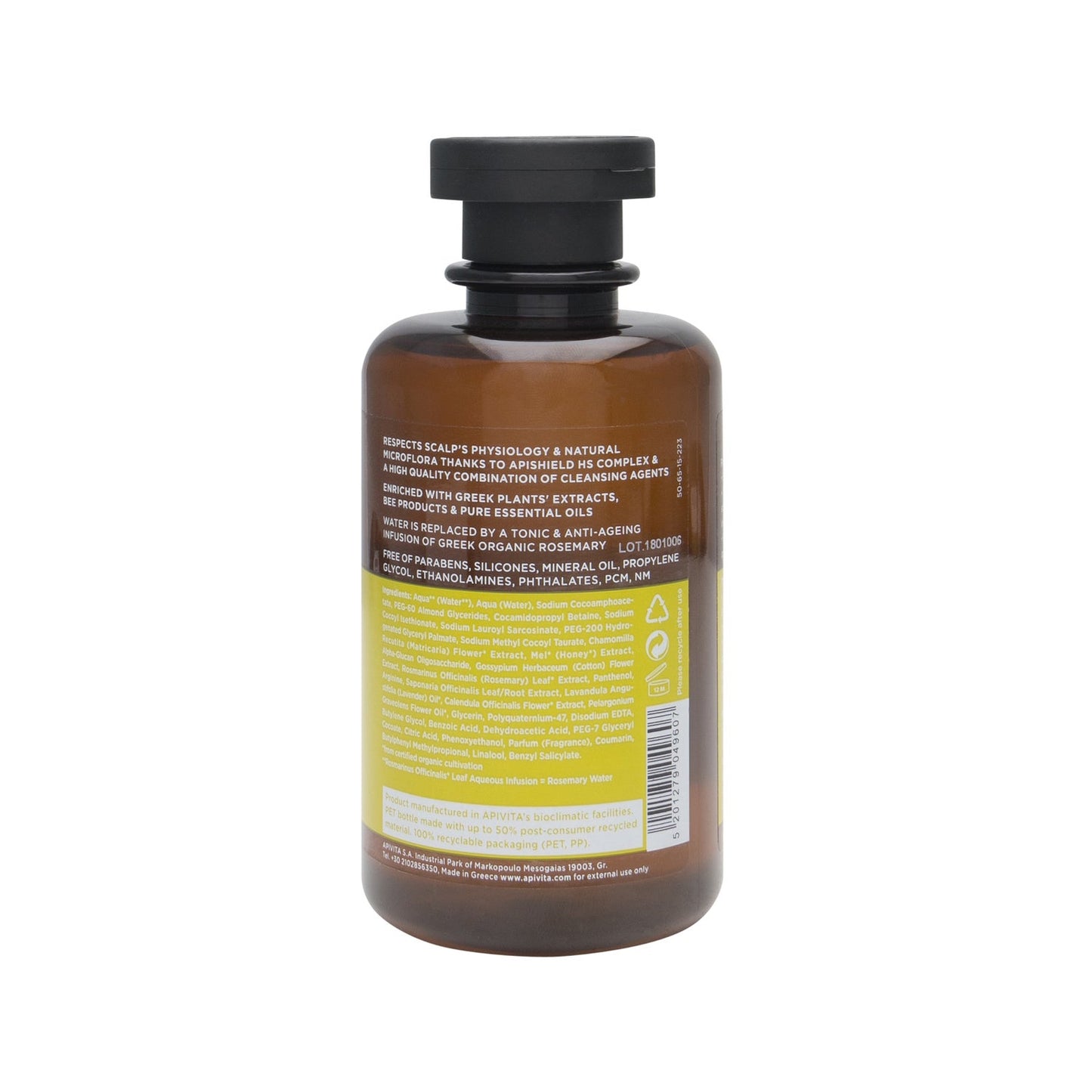 Apivita Champu Uso Diario 250ml
