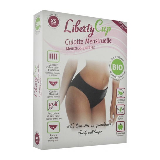 Copa Liberty Bragas Menstruales Negro Xs