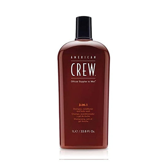 American Crew 3 In 1 Shampoo Conditioner & Body Wash 1000 ml