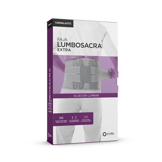 Farmalastic faja sacrolumbar extra gris T-2 1ud