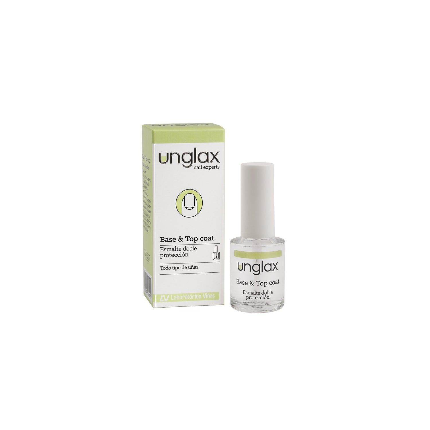 Unglax Base & Top Coat Uñas 10ml