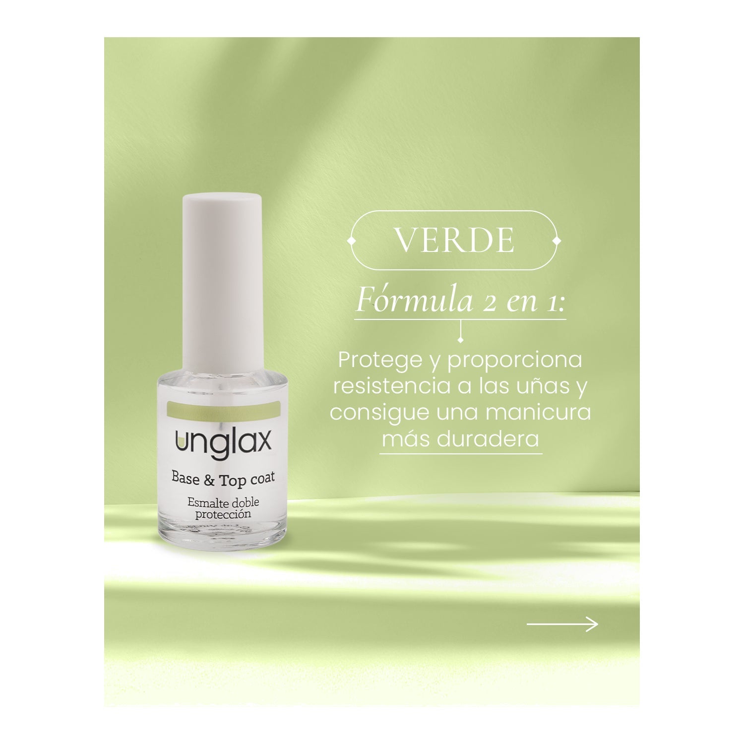 Unglax Base & Top Coat Uñas 10ml
