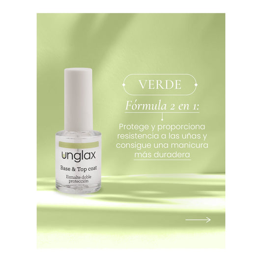 Unglax Base & Top Coat Uñas 10ml
