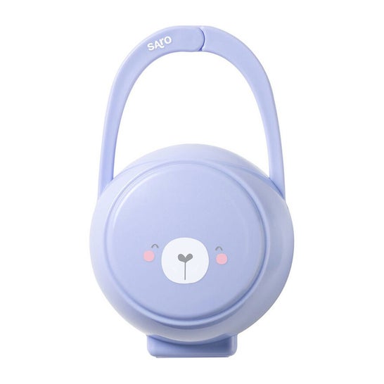 Saro Baby Cajita Portachupete Twin Blue 1 ud