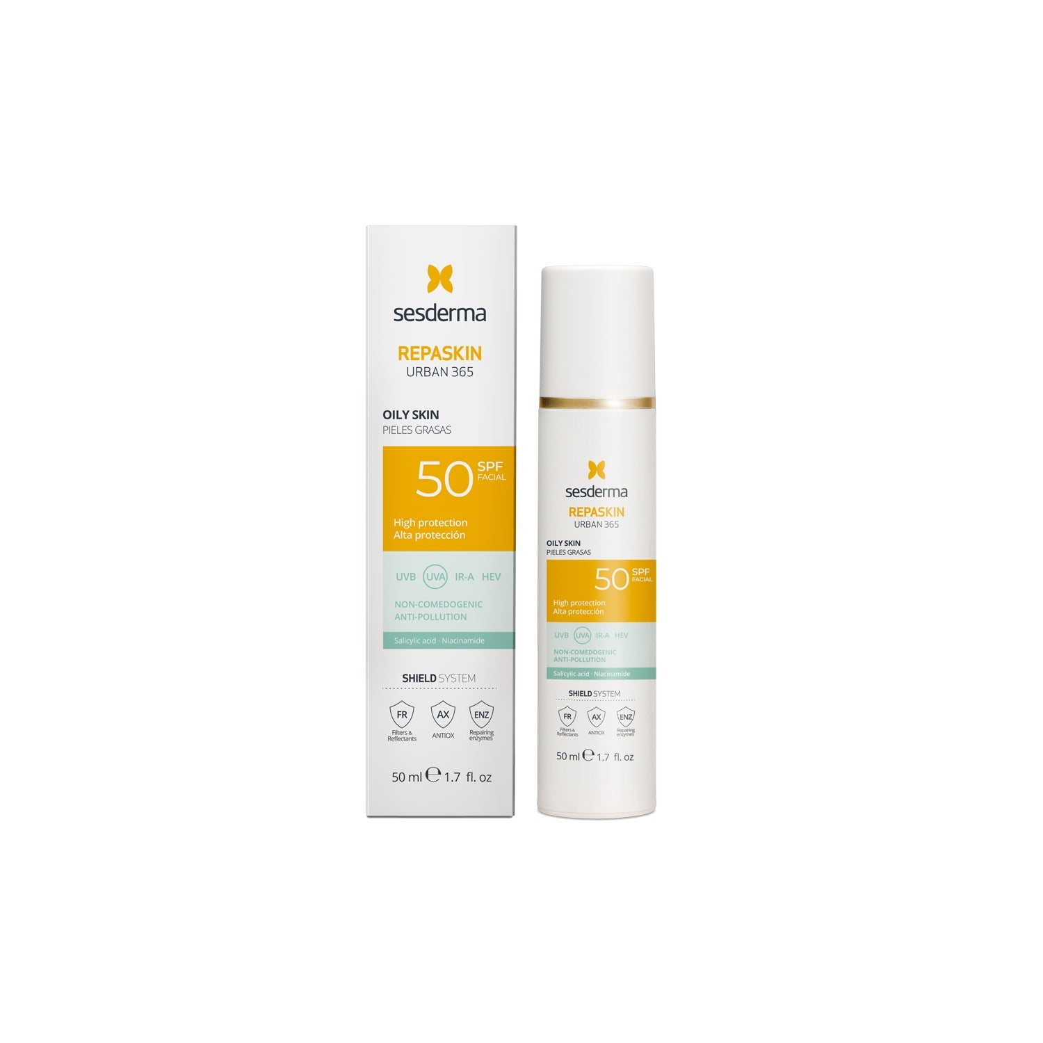 Sesderma Repaskin Urban 365 Pieles Grasas SPF50 50ml