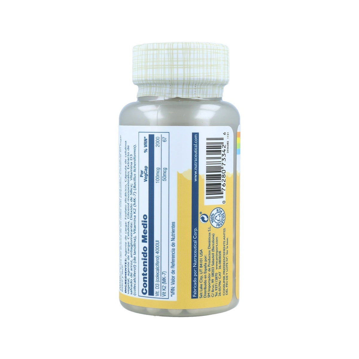 Solaray Vitamin D3+K2 60caps
