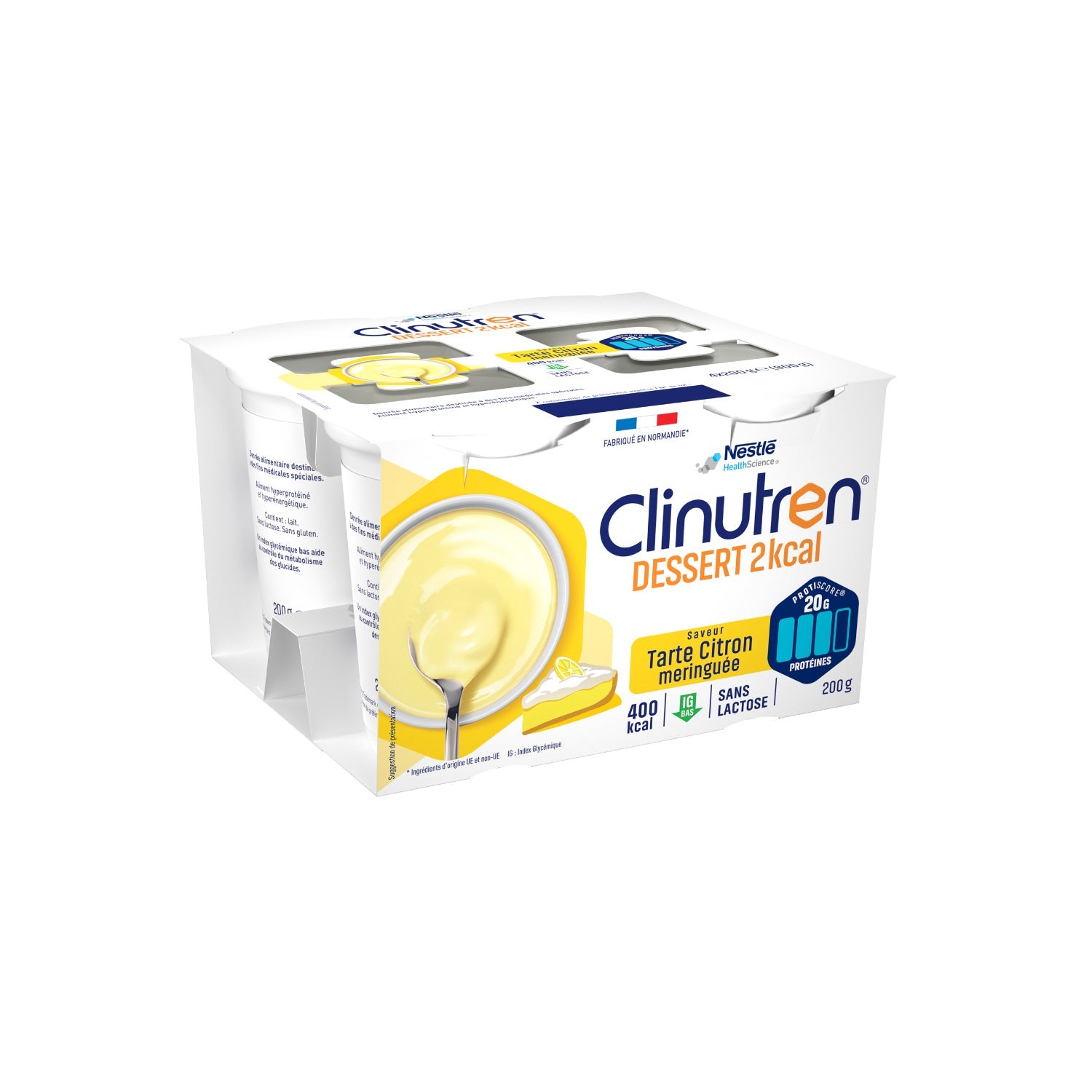 Clinutren Dessert 2 Kcal Tarte Citron Meringuée 4 X200 g