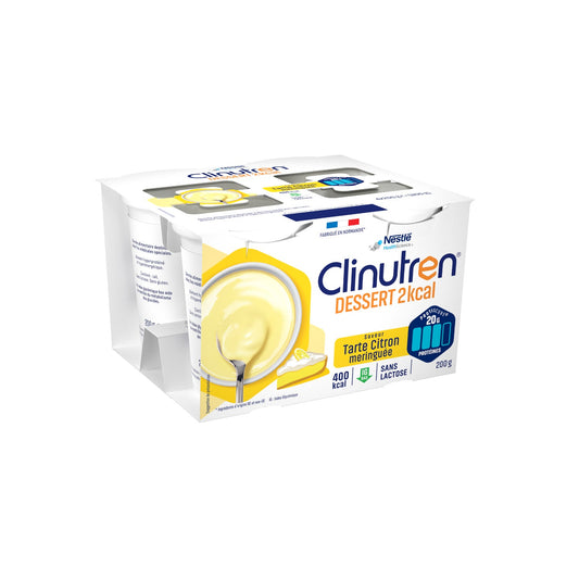 Clinutren Dessert 2 Kcal Tarte Citron Meringuée 4 X200 g