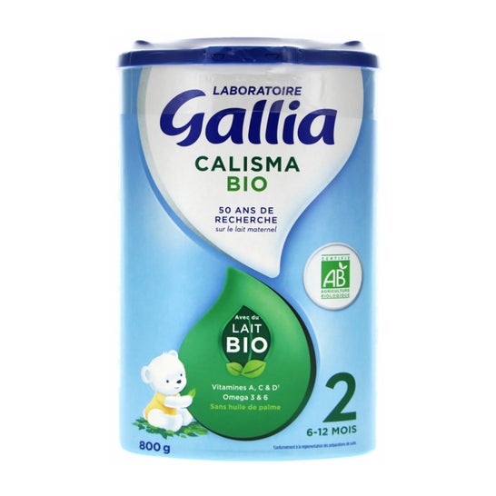 Gallia Calisma 2ª Edad Orgánico 800 gramos