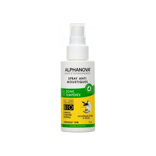 Alphanova Spray Anti Moustique Temperée 75 ml