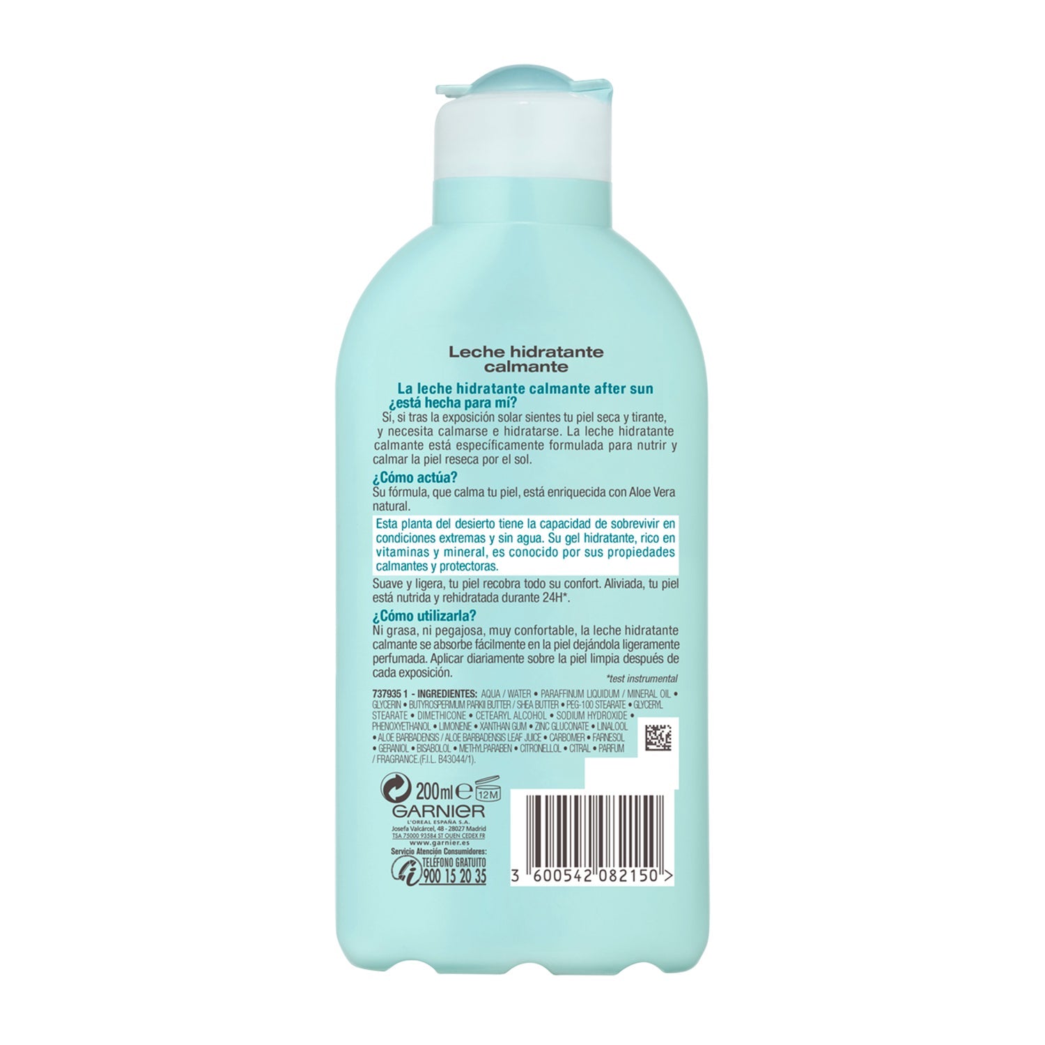 Garnier Delial Aftersun Leche Hidratante Aloe Vera 200ml