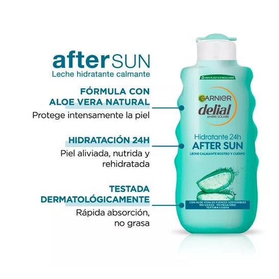 Garnier Delial Aftersun Leche Hidratante Aloe Vera 200ml