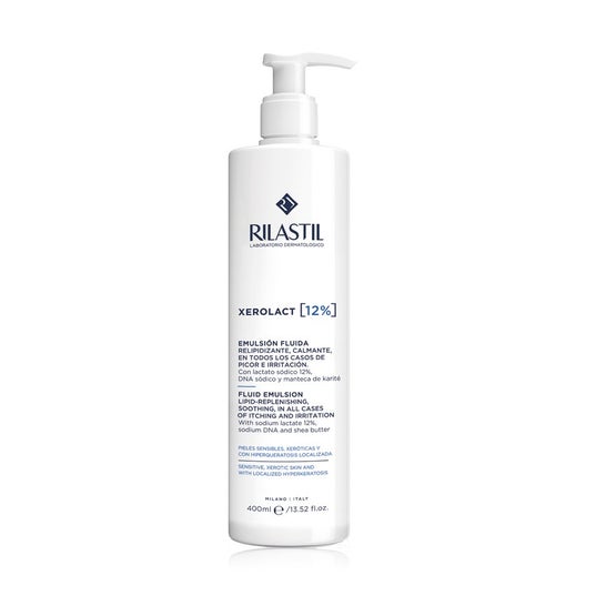 Rilastil Xerolact [12%] Emulsión Fluida con Lactato Sódico 400ml