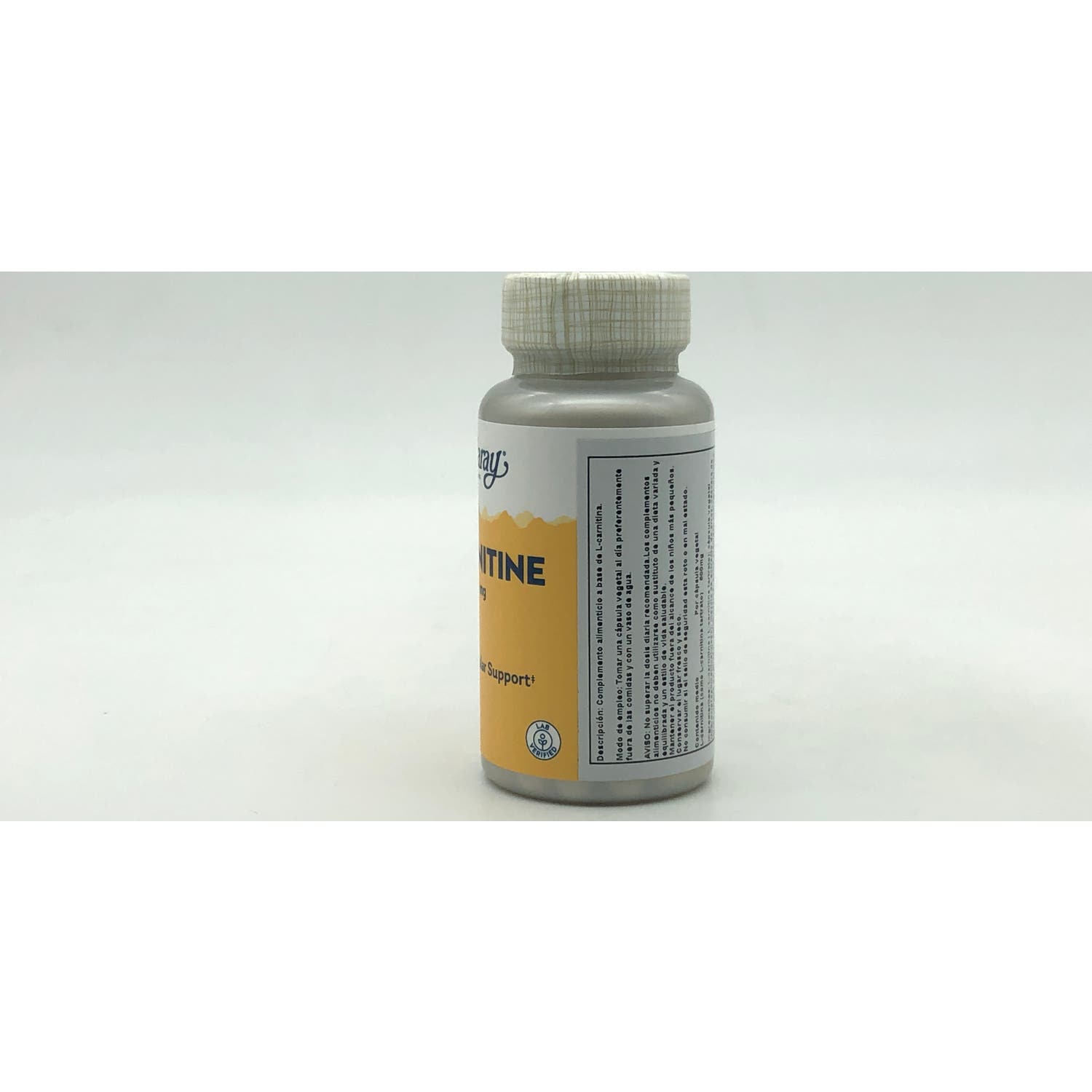 Solaray l-carnitine 500mg 30cáps