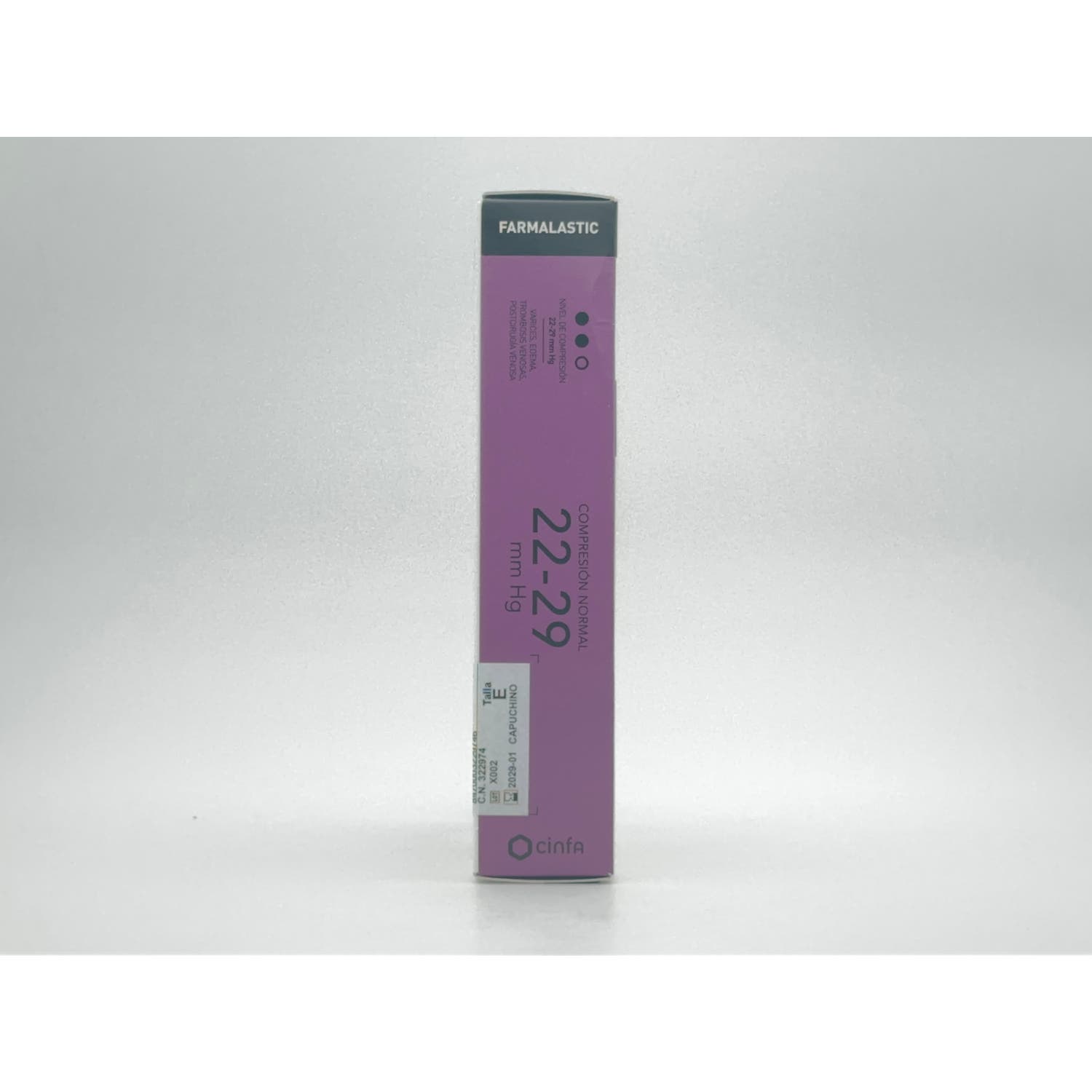 Farmalastic Media Larga blonda (A-F) comp. normal T-extra grande capuchino 1 Par