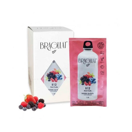 Bragulat Bebida Soluble B12 Frutos Rojos 15x9g