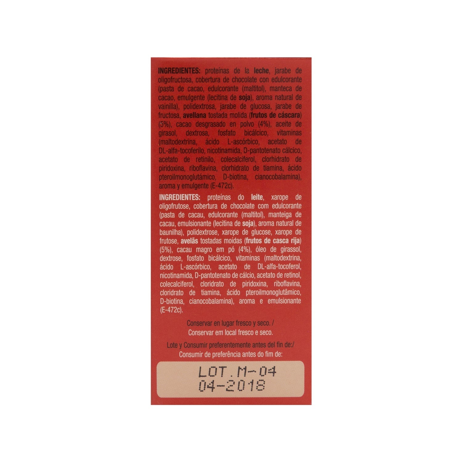 Siken Diet barrita sabor crema cacao 5uds