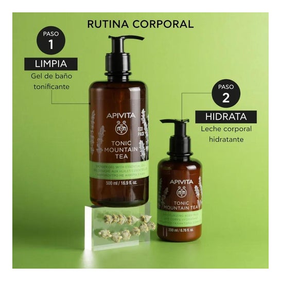 Apivita Gel De Baño Tonic Mountain Tea 500Ml