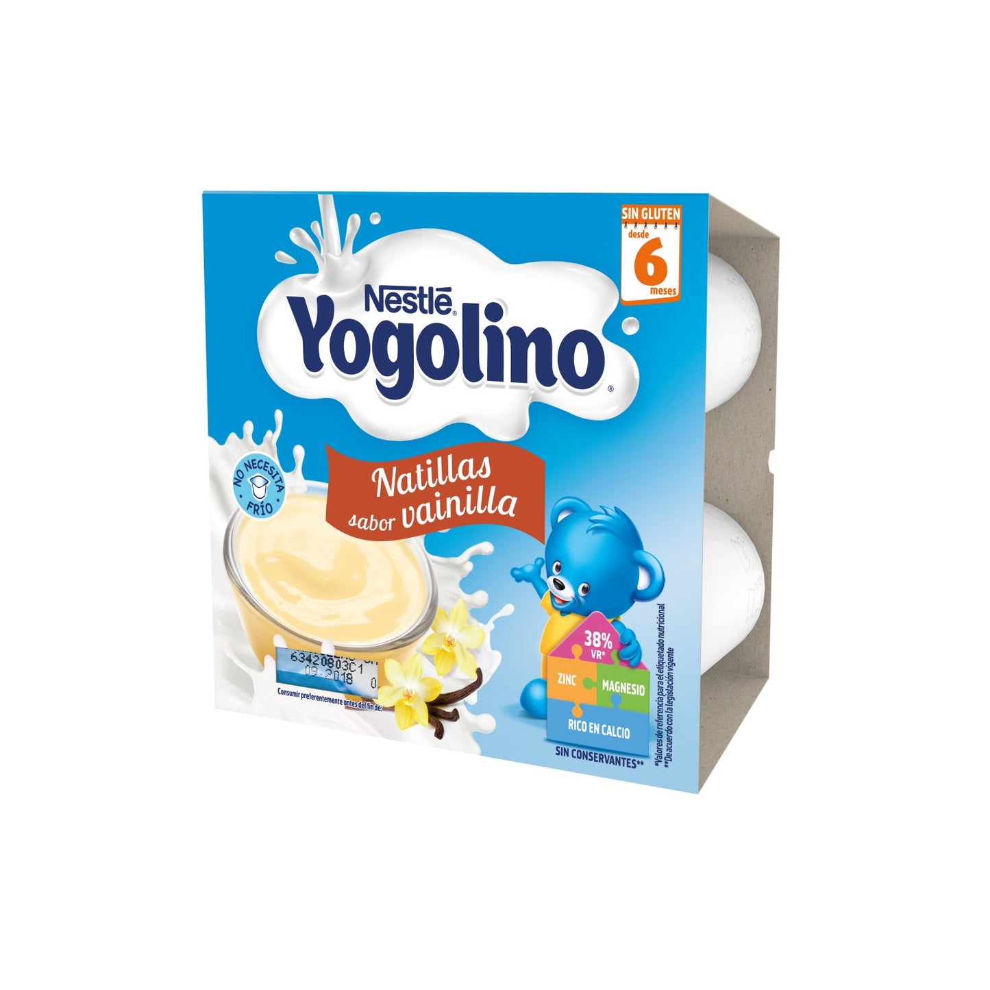 Iogolino natillas de galleta 100gx4uds