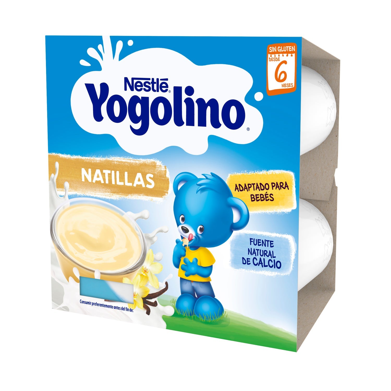 Iogolino natillas de galleta 100gx4uds
