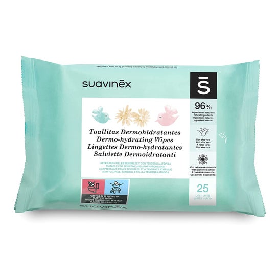 Suavinex Toallitas Húmedas Dermohidratantes 25uds