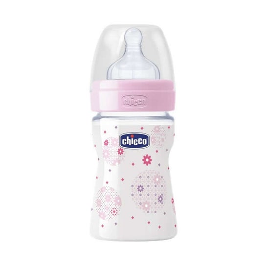 Chicco Biberón Wp Pp Rosa Silicona Flujo Normal 150ml
