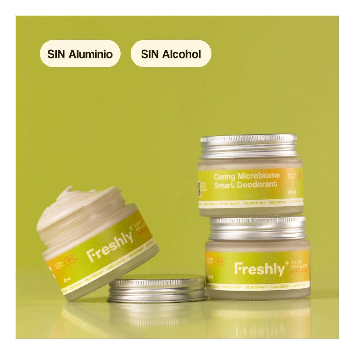 Freshly Cosmetics Caring Microbiome Smart Deodorant 40ml