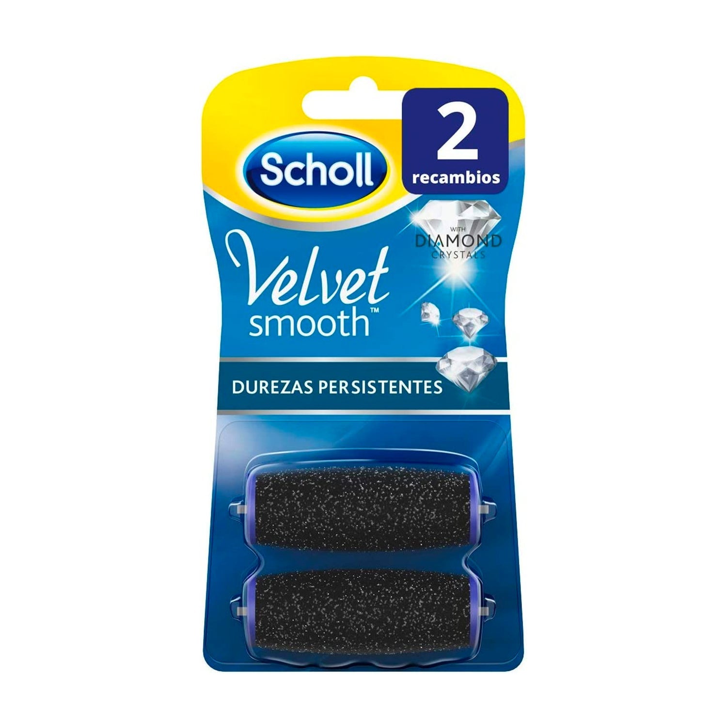 Scholl Velvet Smooth Recambio Lima Durezas Persistentes 2uds
