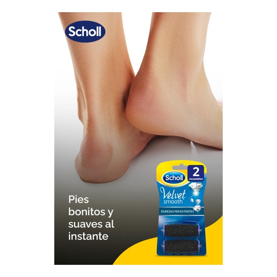Scholl Velvet Smooth Recambio Lima Durezas Persistentes 2uds