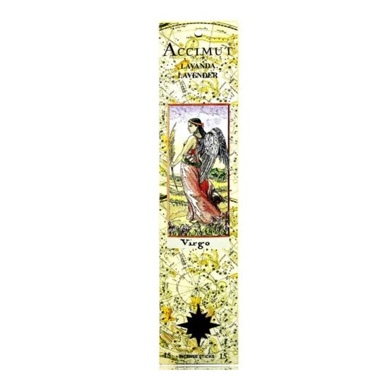 Radhe Shyam Incienso Accimut Virgo Lavanda 15 Barras
