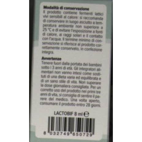 Steve Jones Lactobif Gocce 8ml