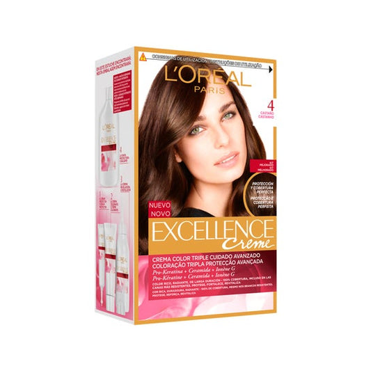 L'Oreal Set Excellence Creme Tint 4 Castaño