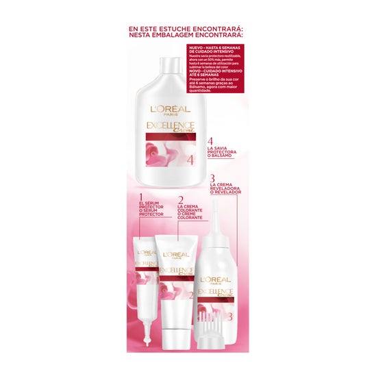 L'Oreal Set Excellence Creme Tint 4 Castaño