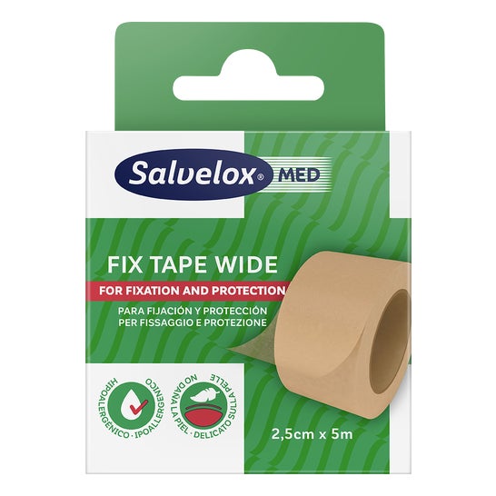Salvelox Esparadrapo Hipoalérgico Med Fix Tape Ancho 1 ud