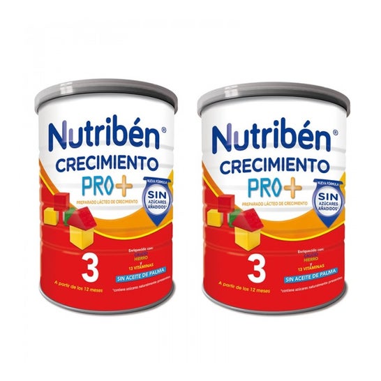 Nutriben Pack Leche Crecimiento Pro+ 3 2x800g