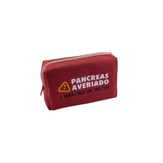 Ikooki "Páncreas Averiado" Estuche Diabetes Rojo 1 ud