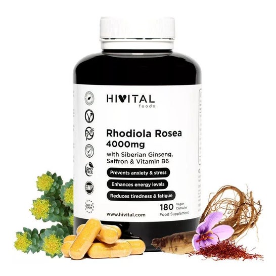 Hivital Foods Rhodiola Rosea 4000mg 180caps