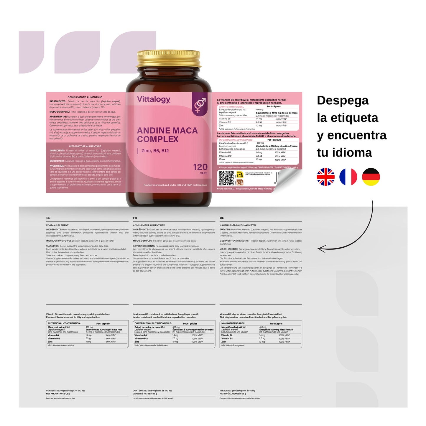 Vittalogy Maca Premium 120caps