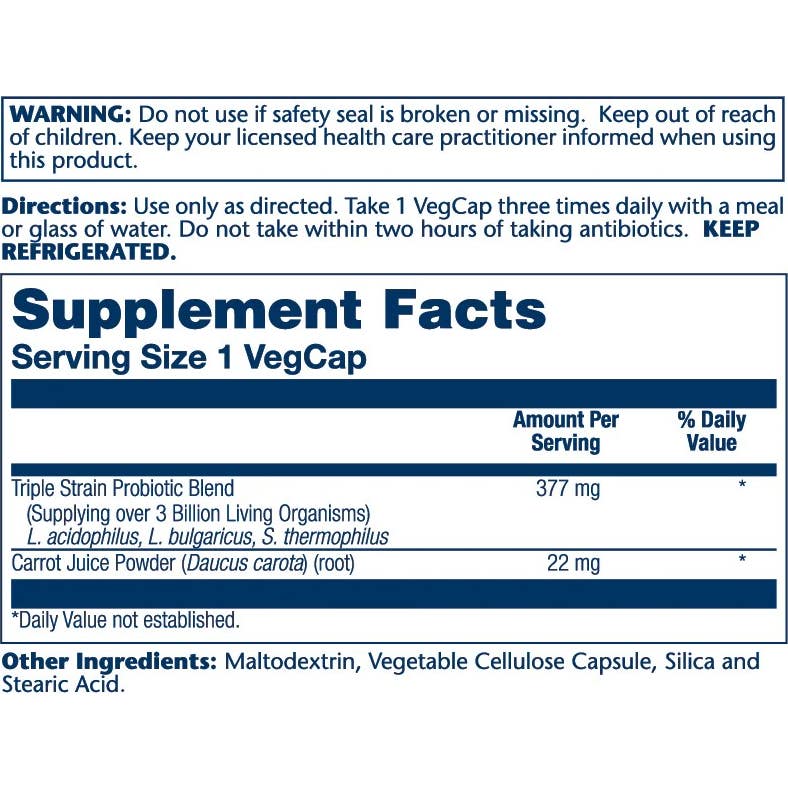 Solaray Acidophilus Plus 30caps